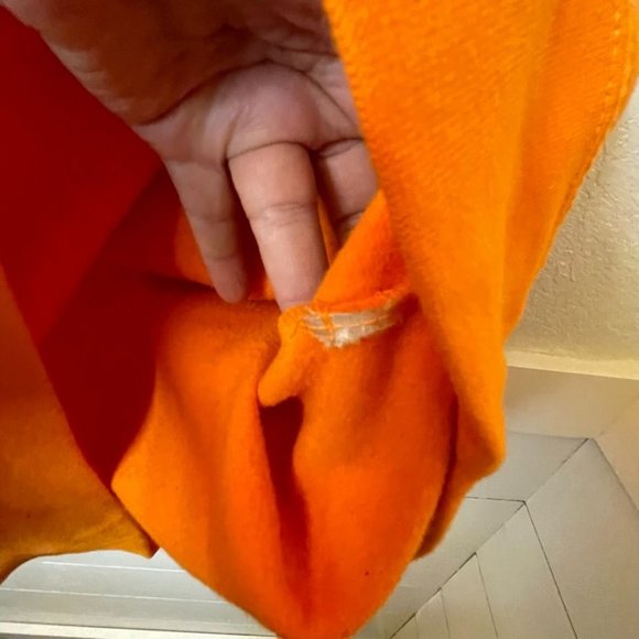 Livachi Premium‎ Leisure Wear Orange Drawstring Pullover Hoodie Men's Size XL - Picture 7 of 7